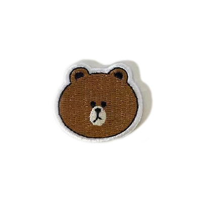 動物Foxのロゴの衣類はTシャツ レーザーのためのパッチを切ったボーダーを刺繍した