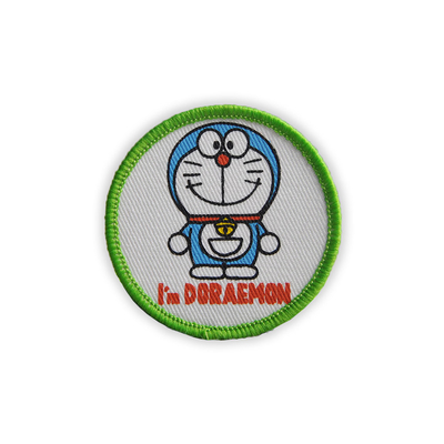 3Dパフ パッチのDoraemon Pokemonの日本製アニメのロゴの刺繍の鉄